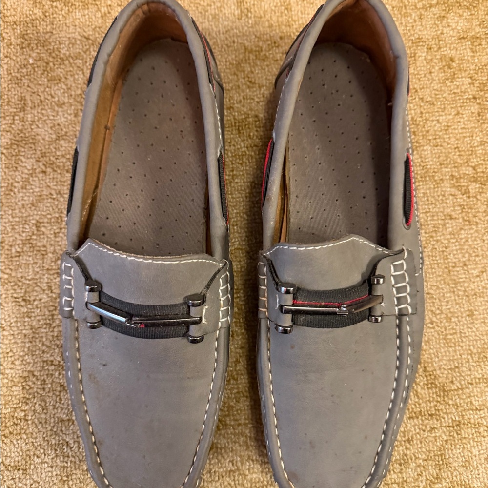 Shoe Size 39 Men's Gray Loafers Pre Owned